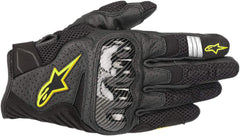 Alpinestars SMX-1 Air V2 gloves front view for urban riding with breathable comfort.