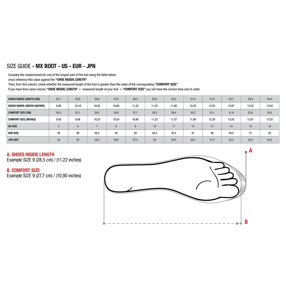 Alpinestars SMX-6 v3 boot side profile showing ankle protection and secure fit.