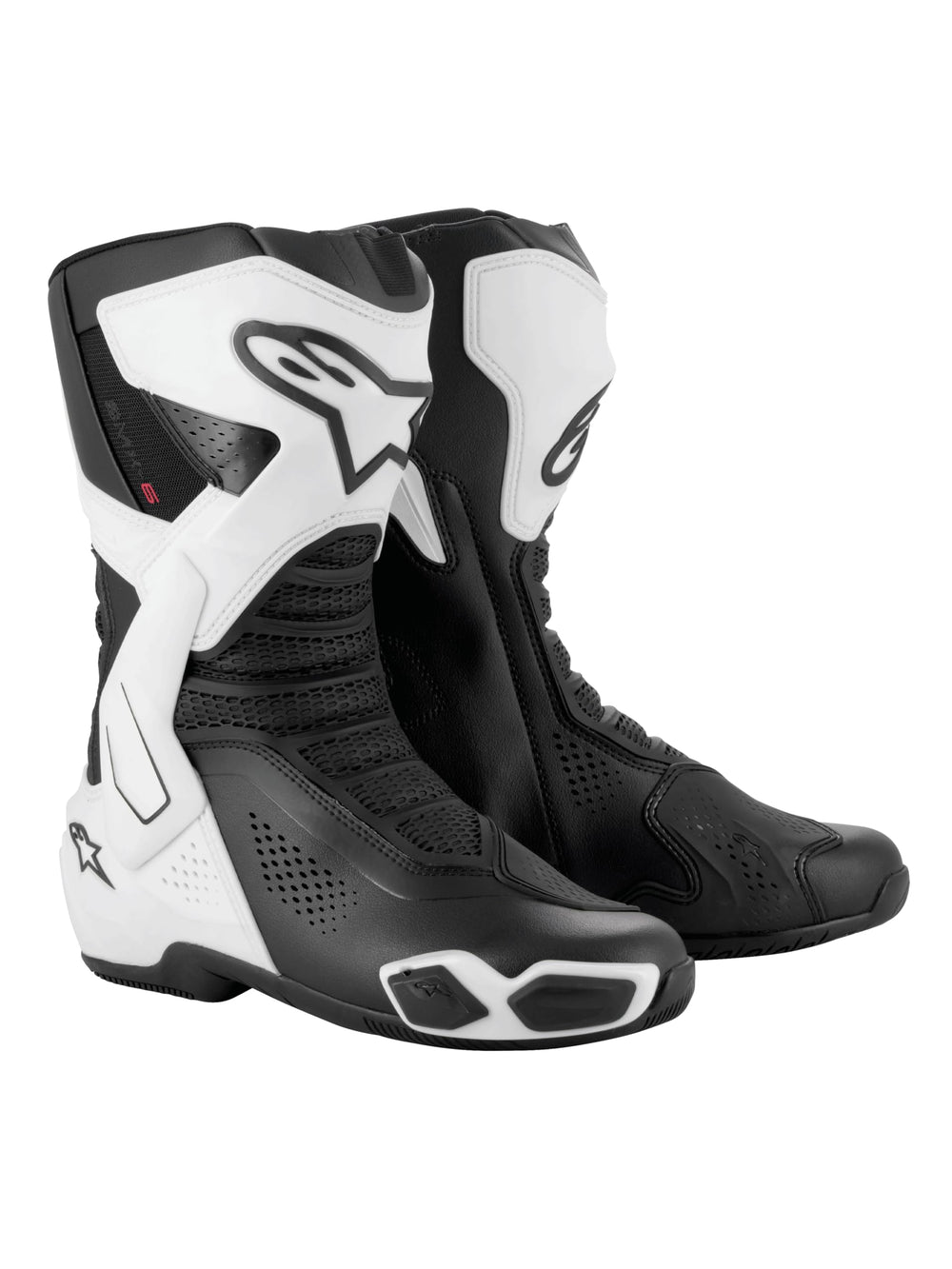 Alpinestars SMX-6 v3 vented boot with perforations for cooler feet.