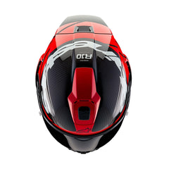 Alpinestars Supertech R10 Element glossy colorway black carbon red white for bold styling