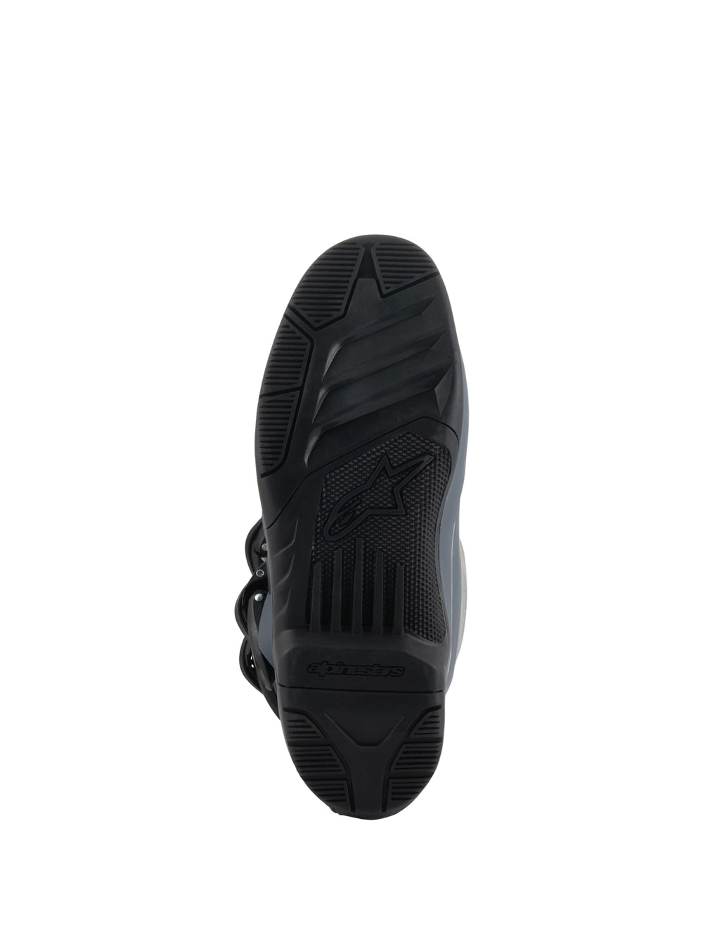 Alpinestars Tech 3 boot material texture conveys lightweight performance and durability.