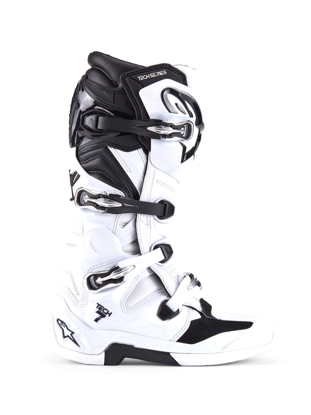 Alpinestars Tech 7 boot shifter area with TPU shell for precise shifting control