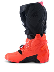 Alpinestars Tech 7 boots show shifter area reinforcement and metal shank.