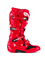Alpinestars Tech 7 boots with TPU lower shell protecting shifter area for precise shifting control