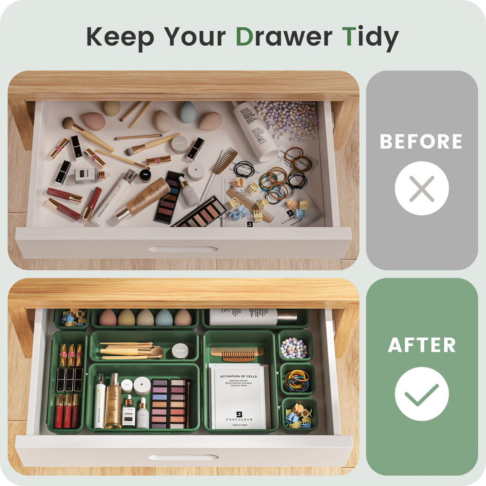 A-LuGei anti-crush plastic drawer bins built to last with everyday use.