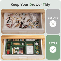A-LuGei anti-crush plastic drawer bins built to last with everyday use.