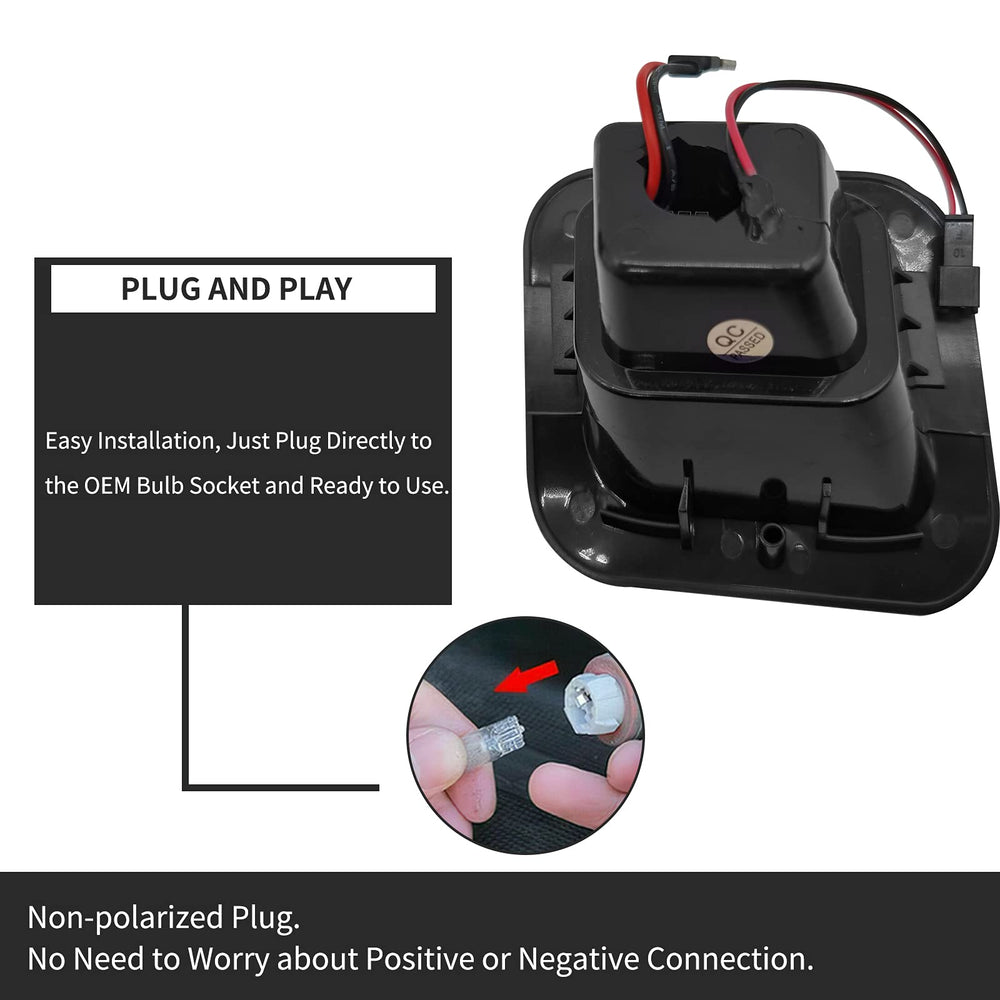AlyoNed 6500K LED plate light with CANBUS compatibility prevents dashboard error codes.