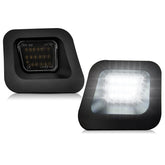 AlyoNed full LED license plate light with smoke lens enhances rear visibility on Dodge RAM 2002-2010.