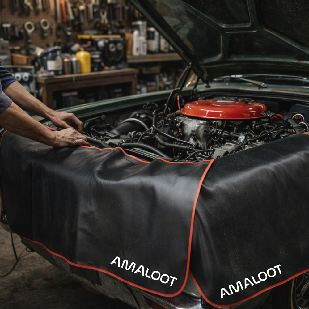 AMALOOT magnets grip steel fenders edge to edge for secure placement