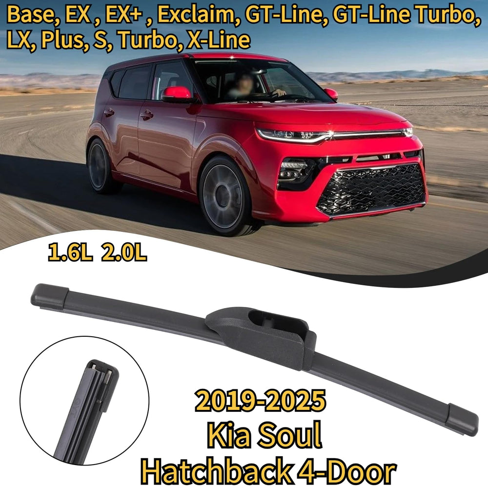 Amaoudri rear wiper blade all-season performance for rain, dust, and icy conditions