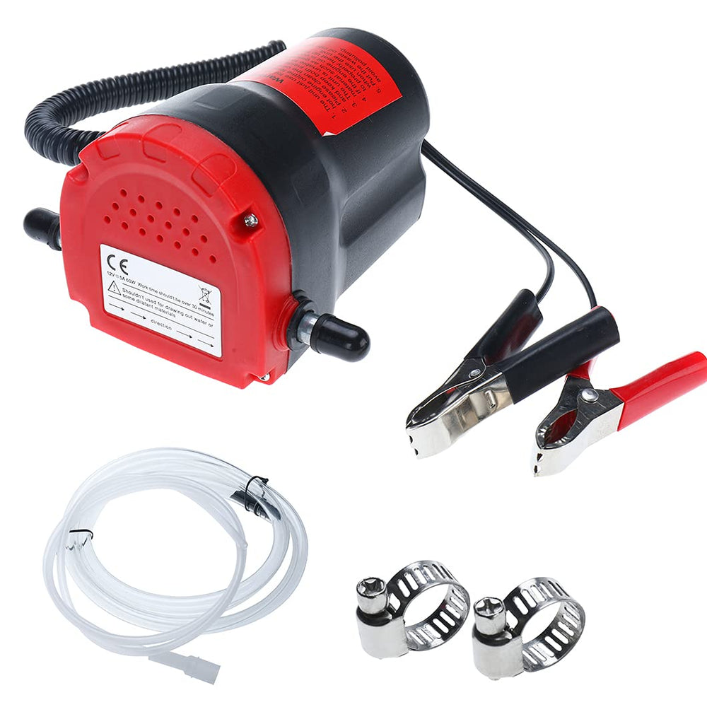 Amarine Made 12V 60W oil-change-pump unit ready for quick fluid transfer