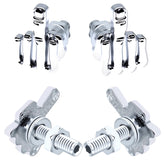 amavoler finger-style license bolts for motorcycles, easy install and stylish frame accent
