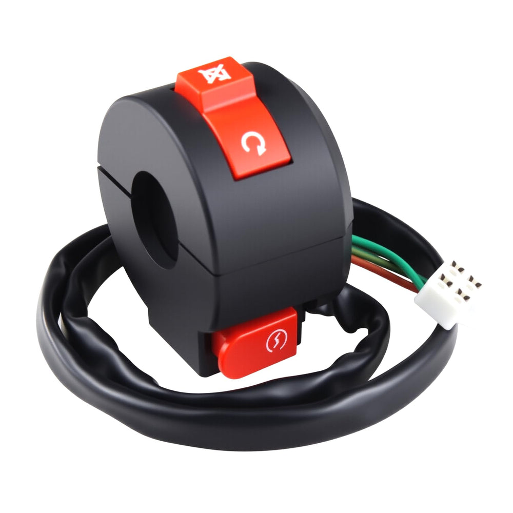 amavoler handlebar kill switch main view showing easy retrofit compatibility