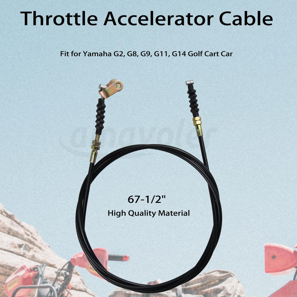amavoler throttle cable, Yamaha cart metal assembly, durable build for long-lasting performance.