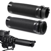 Amazicha 1inch handlebar grips left for Harley with durable CNC aluminum body.