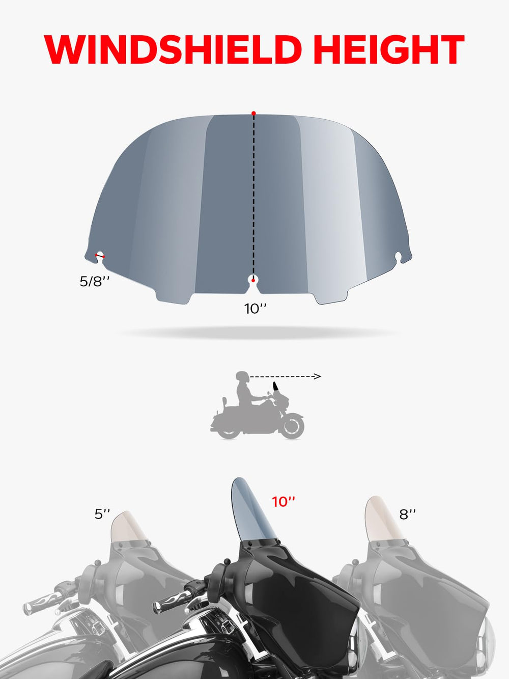 Amazicha aero-curve design channels air smoothly over rider.