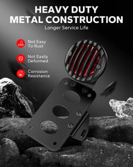 Amazicha aluminum-housing LED rear light delivers rustproof durability.