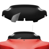Amazicha Black 6-inch windshield for Harley Electra Street Glide improves wind deflection.