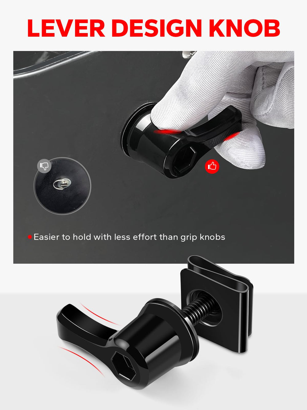 Amazicha 6-groove back design helps prevent sliding.