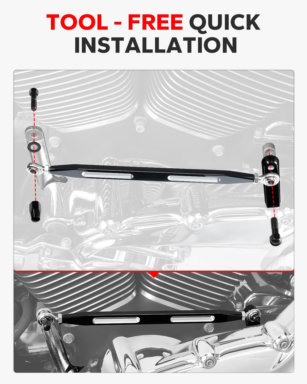 Amazicha adjustable length from 12 to 13 inches supports rider preference.