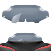 Amazicha Smoke Tint 6-inch windshield on Harley Touring improves wind protection for long rides