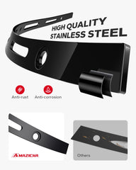 Amazicha windshield trim with precise CNC-cut edges for Harley Touring fairings.