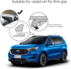Amazon Basics roof rack supports up to 165 pounds of cargo on compatible vehicles