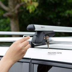 Two-pack Amazon Basics cross-rail roof rack for versatile vehicle setup
