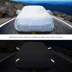 Fit guide for sedans between 161 and 170 inches in length
