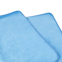 Amazon Basics large microfiber towel absorbs water quickly for full car drying.