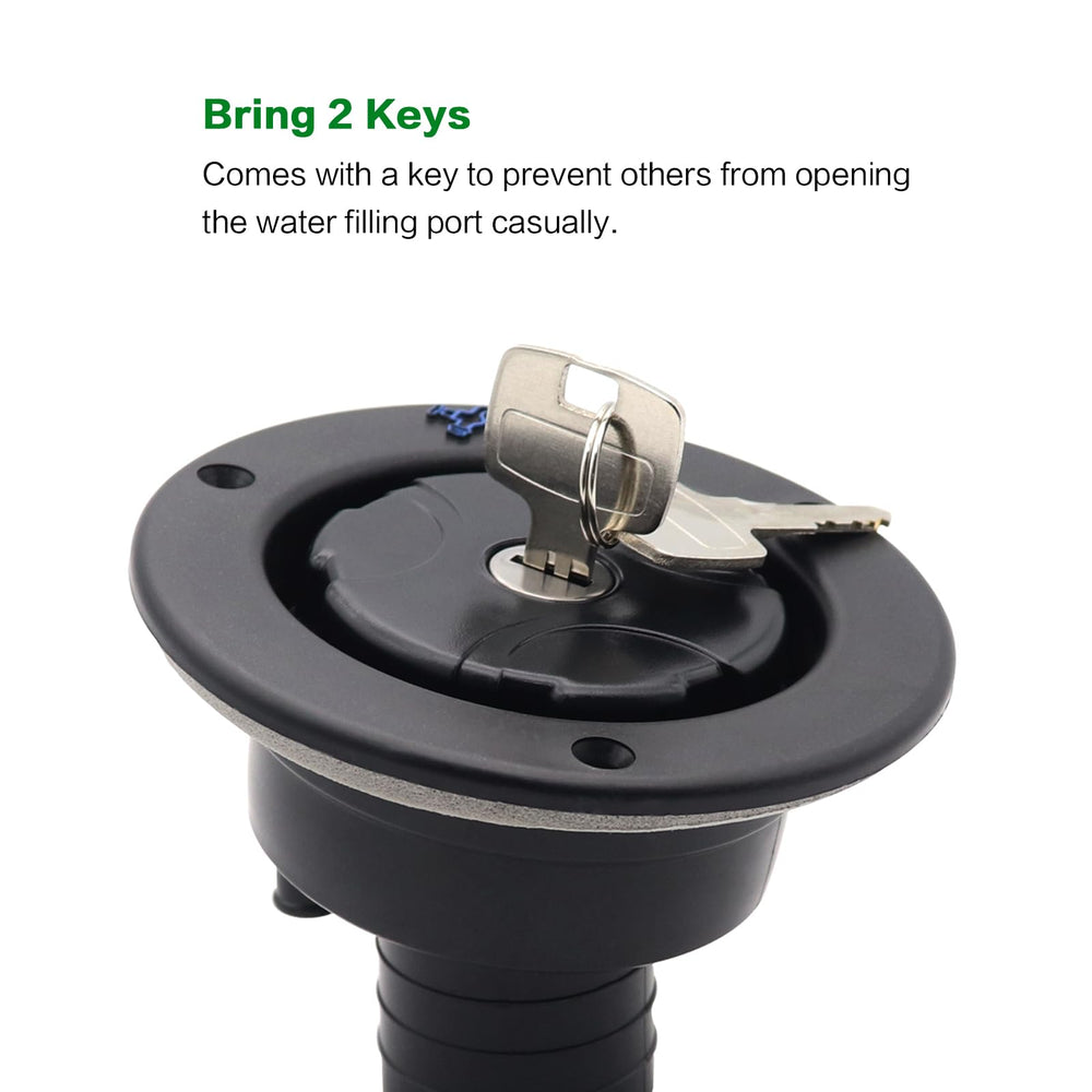 Ambuker anti-backspray vent protects from splashes during filling