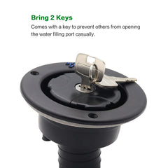 Ambuker anti-backspray vent protects from splashes during filling