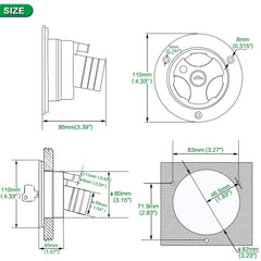 Ambuker lockable assembly includes keys for secure RV use