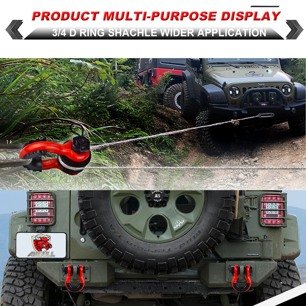 AMBULL compact recovery kit fits most trucks ATVs and UTVs for on-demand help
