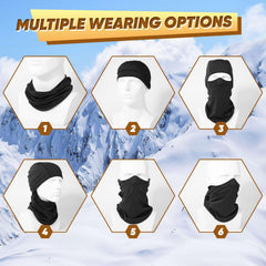 Ameceres Kids Balaclava ear coverage keeps ears warm in windy conditions.