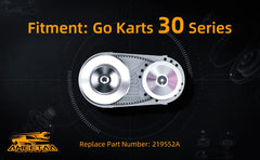 Ameetaa go-kart torque converter setup enabling versatile compatibility