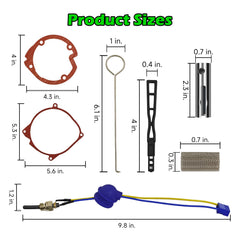 AMEHO atomizing screen installation rod for precise setup.