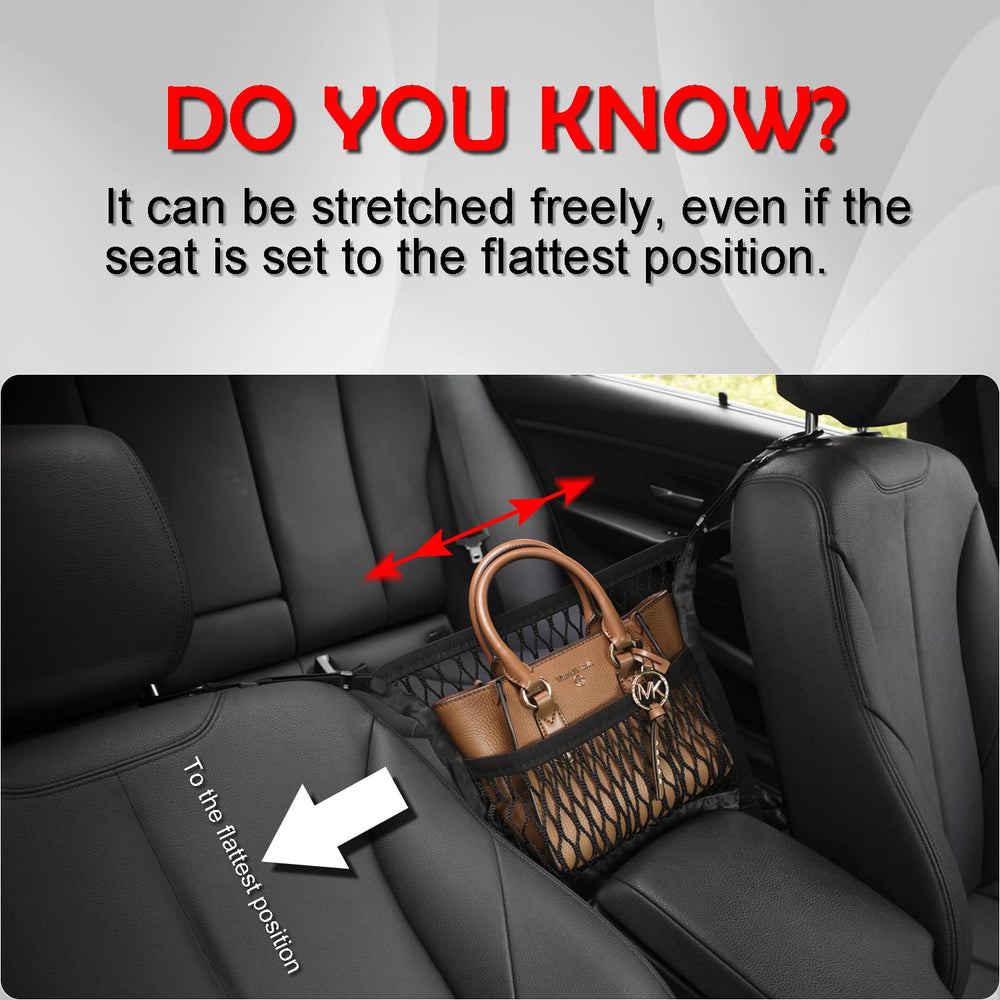 AMEIQ car organizer upper straps are adjustable to fit different car models