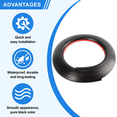 Ameri easy-installation drip rail simplifies setup on caravans, campers, and vans.