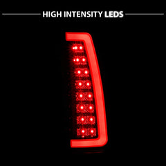 AmeriLite CK tail light beam pattern close-up showing even LED spread