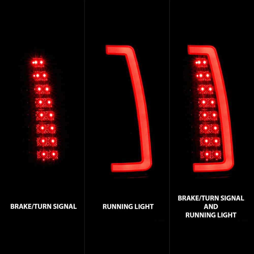 AmeriLite CK tail light on-road view demonstrating clear signaling