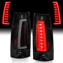 AmeriLite CK tail light passenger side with LED tube for full on-road illumination