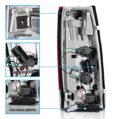 AmeriLite tail light installed on 1988-1999 Chevy GMC C/K for direct replacement