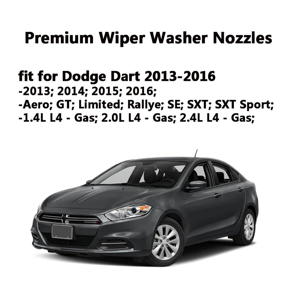 AMFRNE right-side Dodge Dart nozzle ensures balanced spray performance.