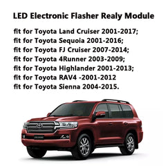 AMFRNE LED turn signal hazard flasher improves signaling reliability.