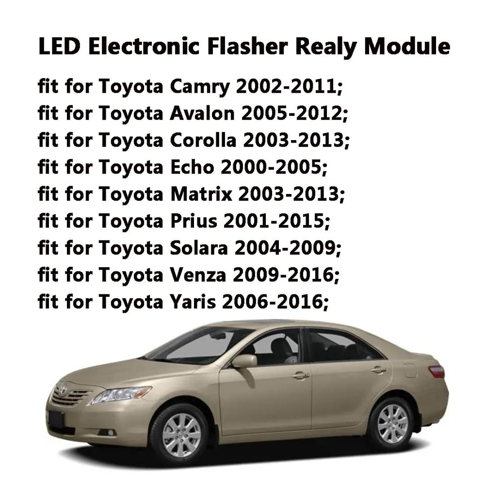 AMFRNE Toyota model compatibility guide highlights supported vehicles.