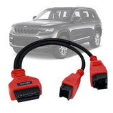 AMHTDOL FCA SGW bypass cable connected to 12 and 8 pin ports for diagnostics