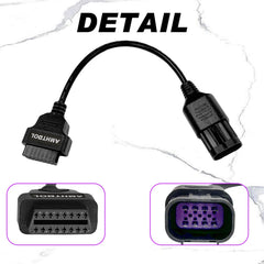 AMHTDOL 8-pin to 16-pin adapter highlighting durable build.
