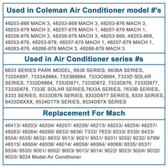 AMI PARTS 8333A9021 compatibility list shows supported models
