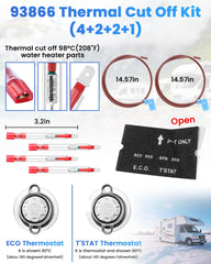 AMI PARTS 91447 thermostat kit prevents unexpected outages on trips.